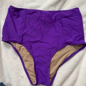 KJ purple swim bottoms
